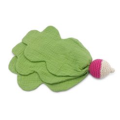 MyuM Doudou En Coton Bio "Le Radis" The Veggy Toys Peluches Naissance, Doudous