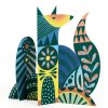 Djeco Sculptures Gratter "Animaux Folk" Djeco 9708 Cartes Gratter