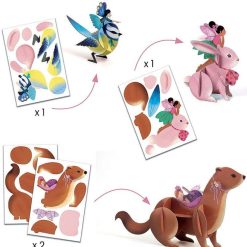 Djeco Fairy Box Coffret D'Activit S Cr Atives Pour Enfant Djeco 9332 Tableaux M Talliser