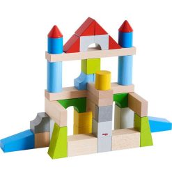 HABA Blocs De Construction Multicolores En Bois Haba 305162-Grande Bo Te Jouets Cubes En Bois