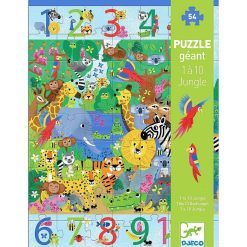 Djeco Puzzle G Ant "1 10 Jungle" 54 Pcs Djeco 7148 Puzzles D S 5 Ans, 54 Pcs